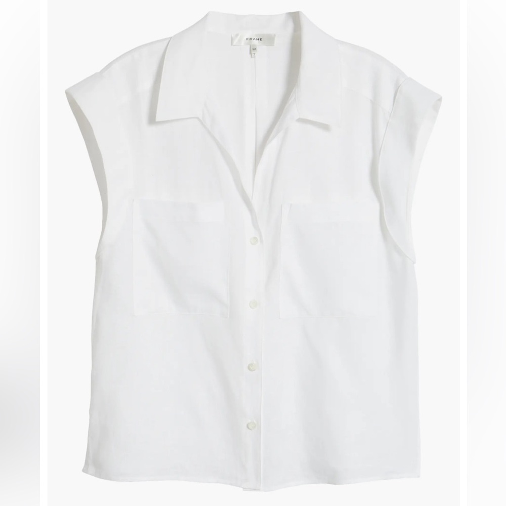 XS 100% linen Frame shirt